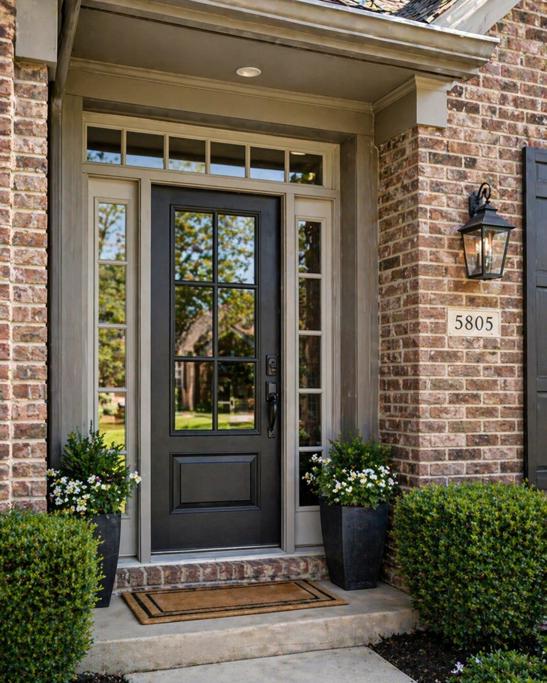 Exterior trim painting in Fort Worth