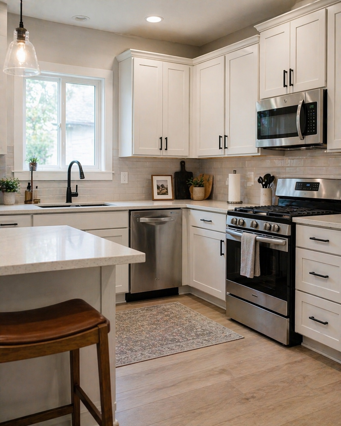 Built-in cabinet painting in Colleyville